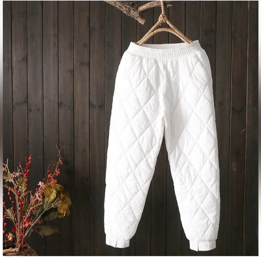 Quilted Puffer Pants